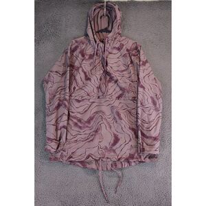 REI Womens Coleridge Pullover Windbreaker Jacket Purple Medium Packable Hooded M